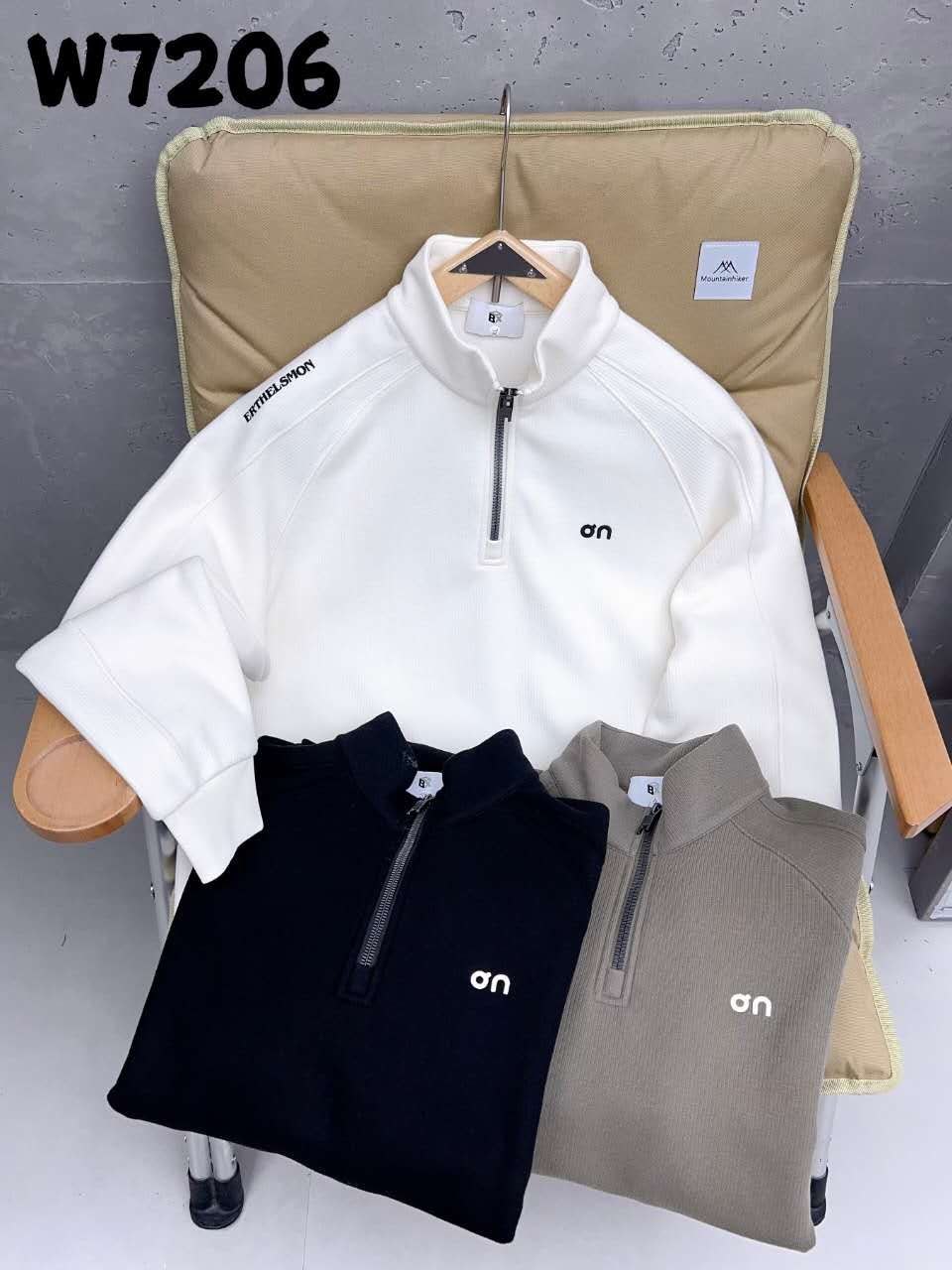 دورس یقه 3 سانت نیم زیپ 7206