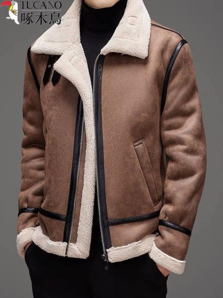 کاپشن چرم بوفالو کد 8801