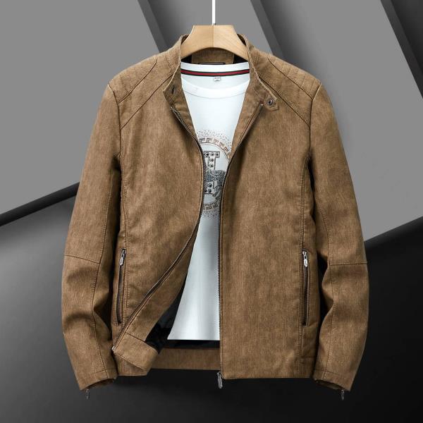 کاپشن  چرم طرح ابروبادی کد 2565