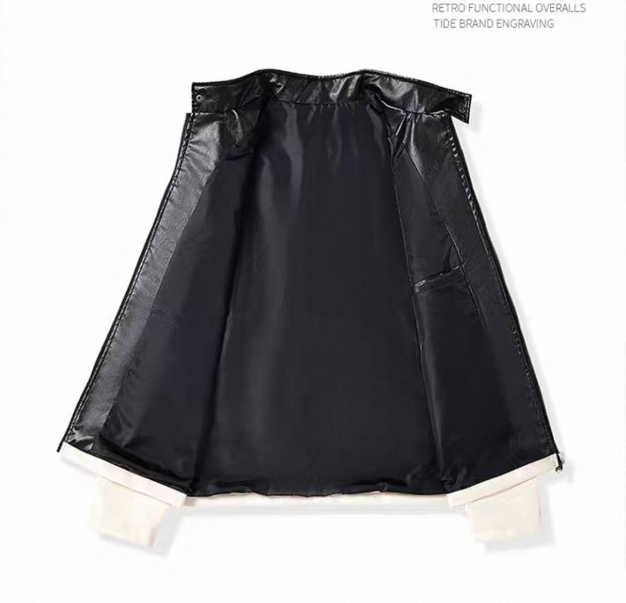  کاپشن چرم موتور سواری فراری کد 162