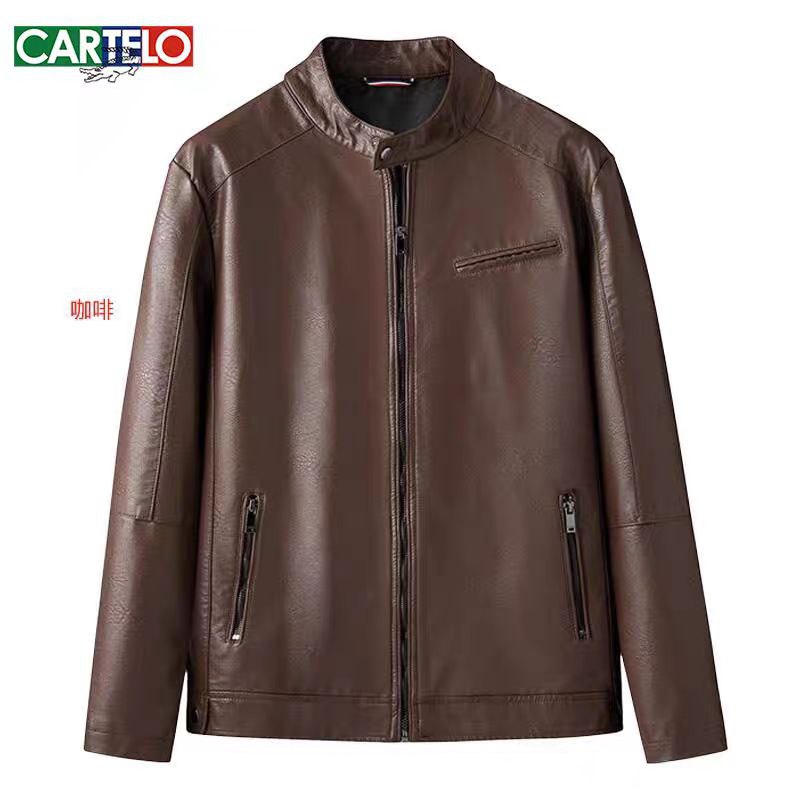 کاپشن چرم  کد 2665