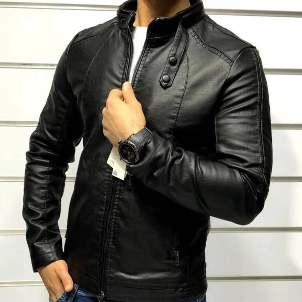 کت چرم مردانه کد 671