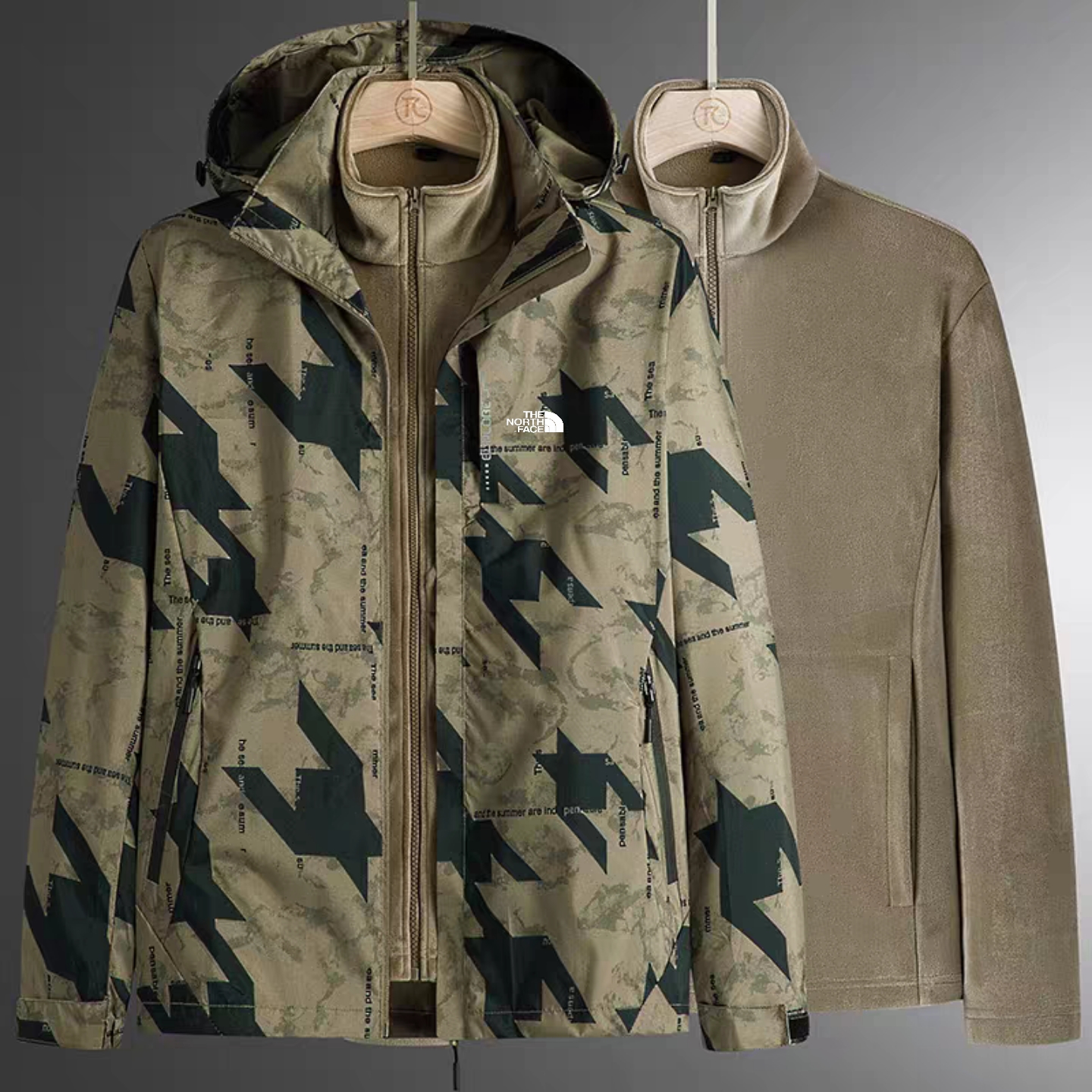 نیم اور برزنت دوپوش طرح دار کد 9268