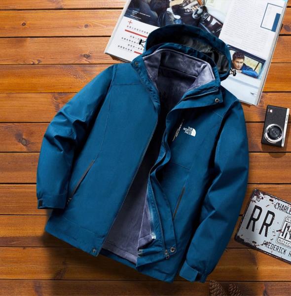 کاپشن دو پوش پلار دار دو قلو نورث فیس کد 3098N