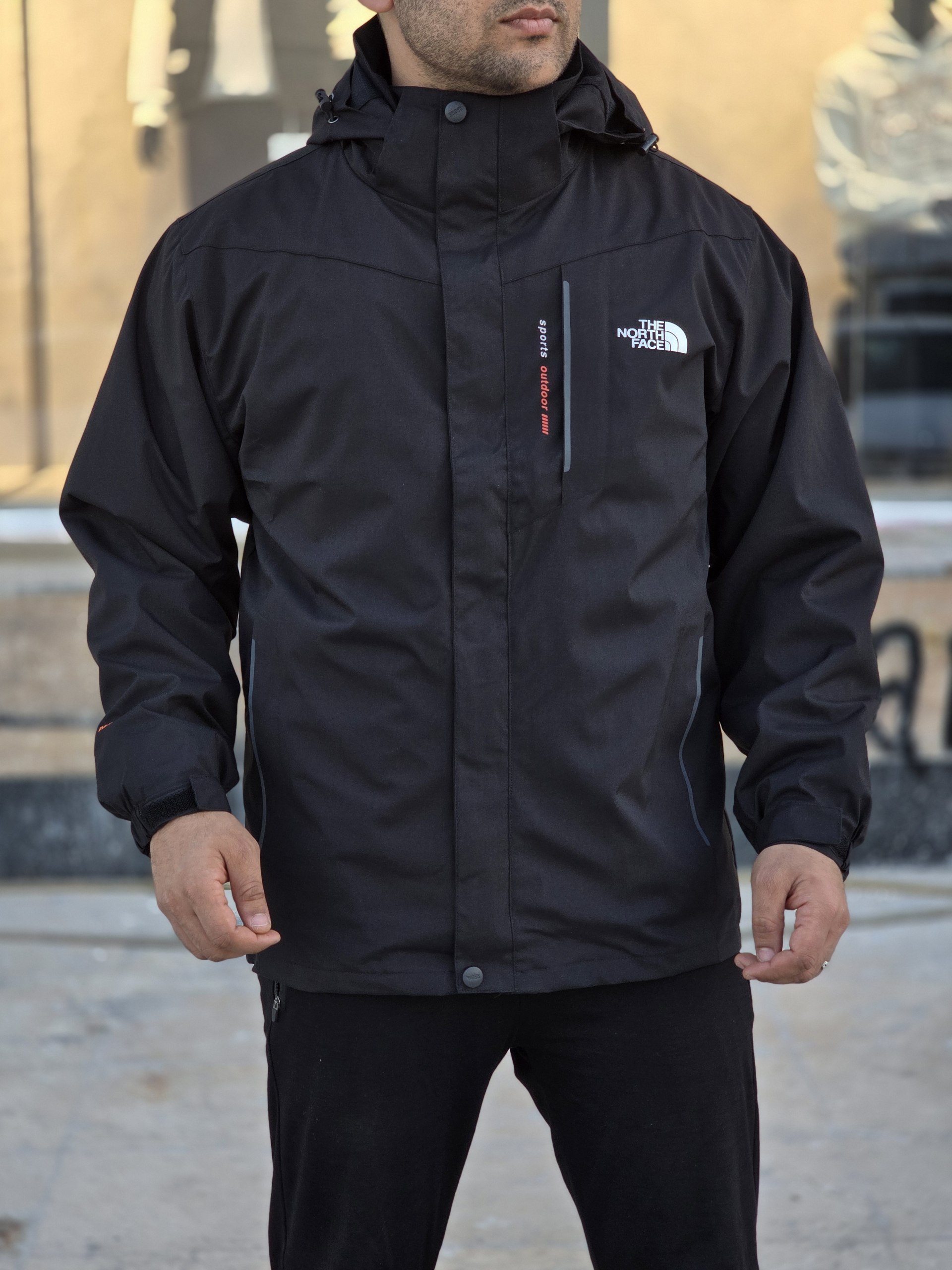 کاپشن دو پوش پلار دار دو قلو نورث فیس کد 6688