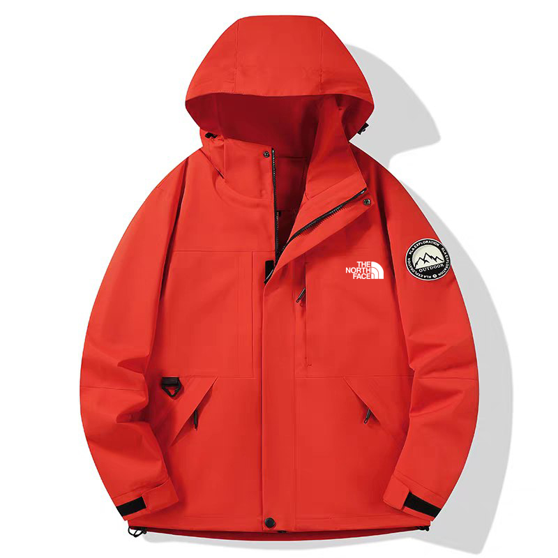 کاپشن دو پوش پلار دار دو قلو (گورتکس) مارک North face کد 99699