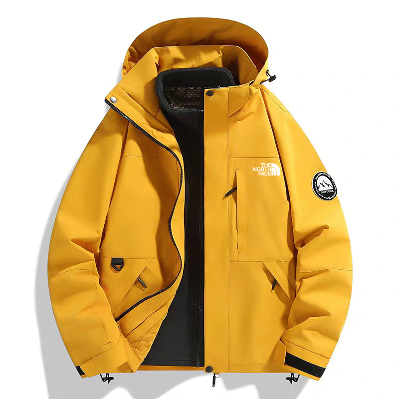 کاپشن دو پوش پلار دار دو قلو (گورتکس) مارک North face کد 99699