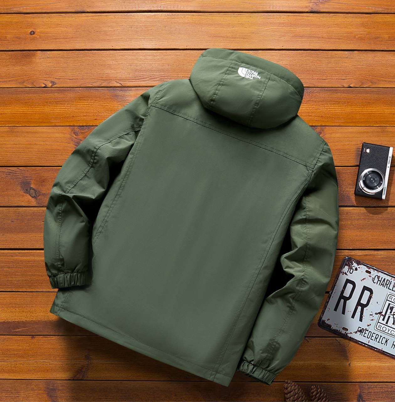 کاپشن دو پوش پلار دار دو قلو (گورتکس) مارک  North face کد 999N