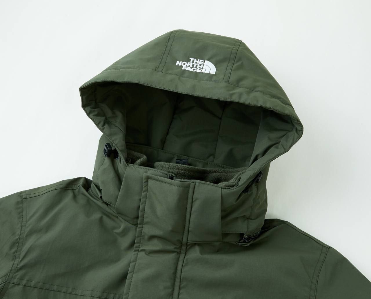 کاپشن دو پوش پلار دار دو قلو (گورتکس) مارک  North face کد 999N