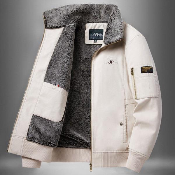 کاپشن یقه خزدار دوحالته 