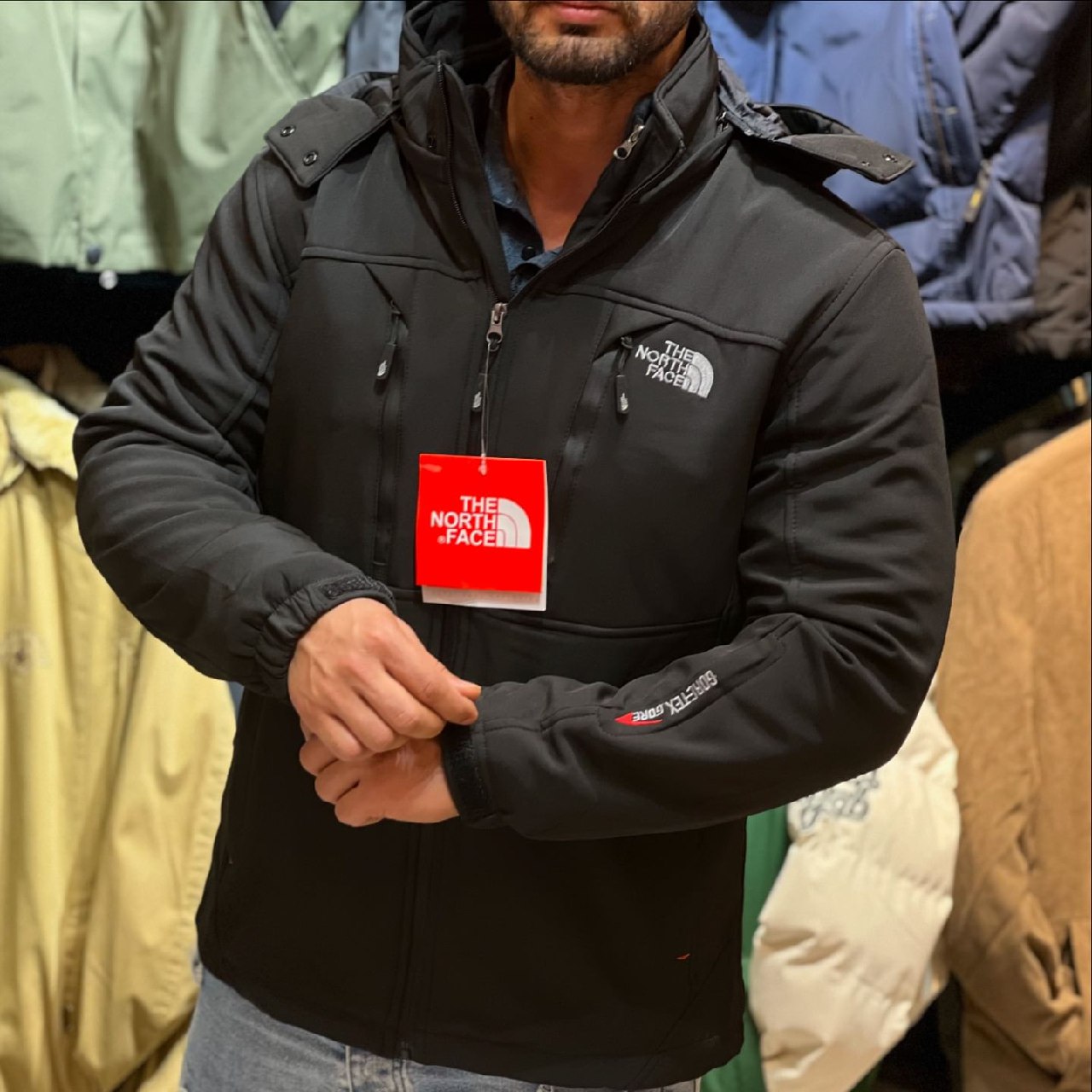 کاپشن دوپوش از برند North Face کد 15997