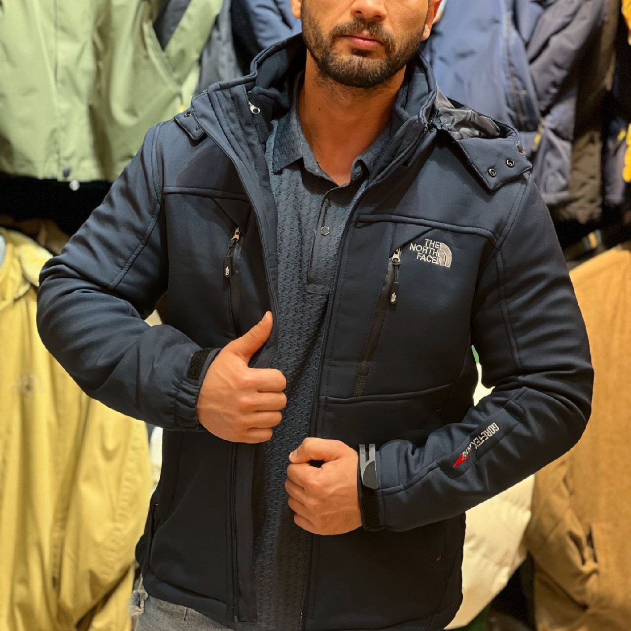 کاپشن دوپوش از برند North Face کد 15997