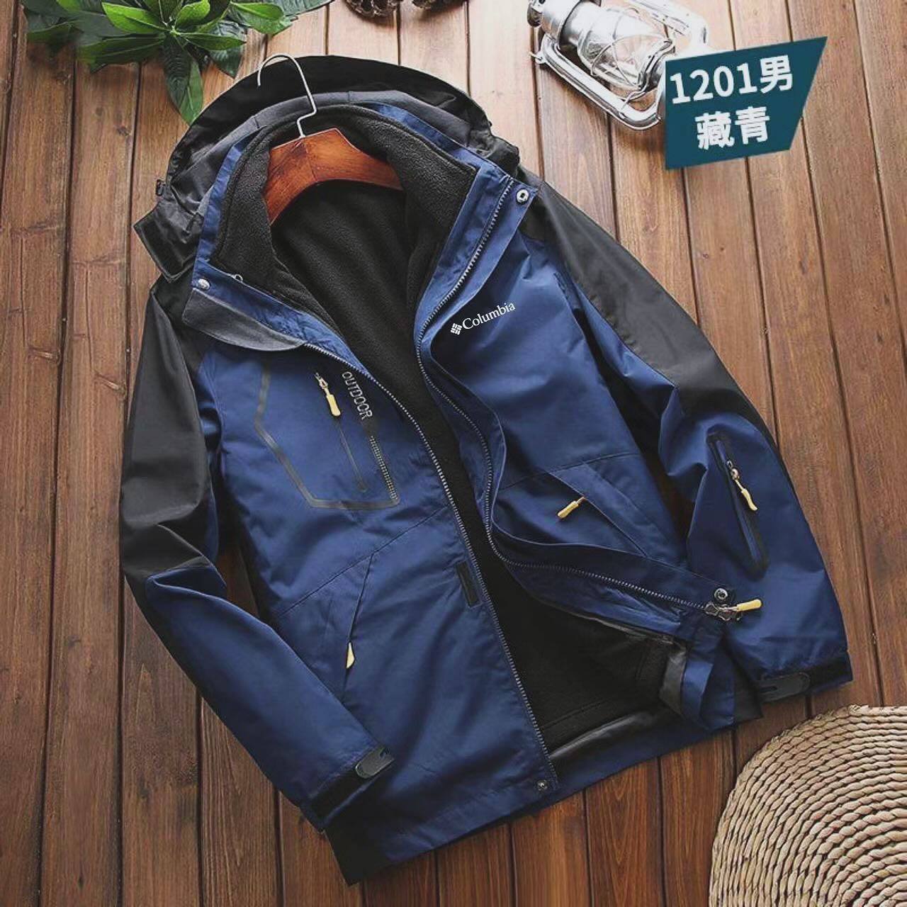 کاپشن دو پوش پلار دار دو قلو (گورتکس) مارک Columbia کد 1201C