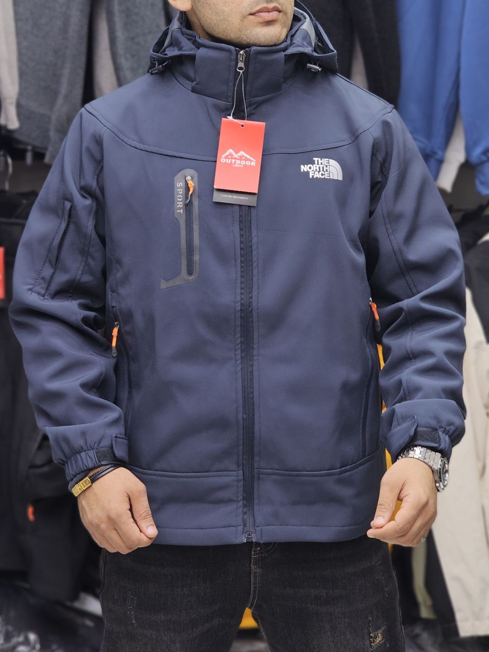 کاپشن دوپوش گورتکس مارک North Face کد 1699