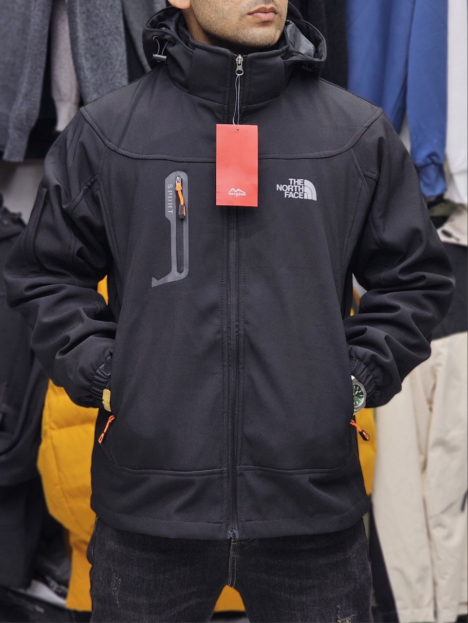 کاپشن دوپوش گورتکس مارک North Face کد 1699