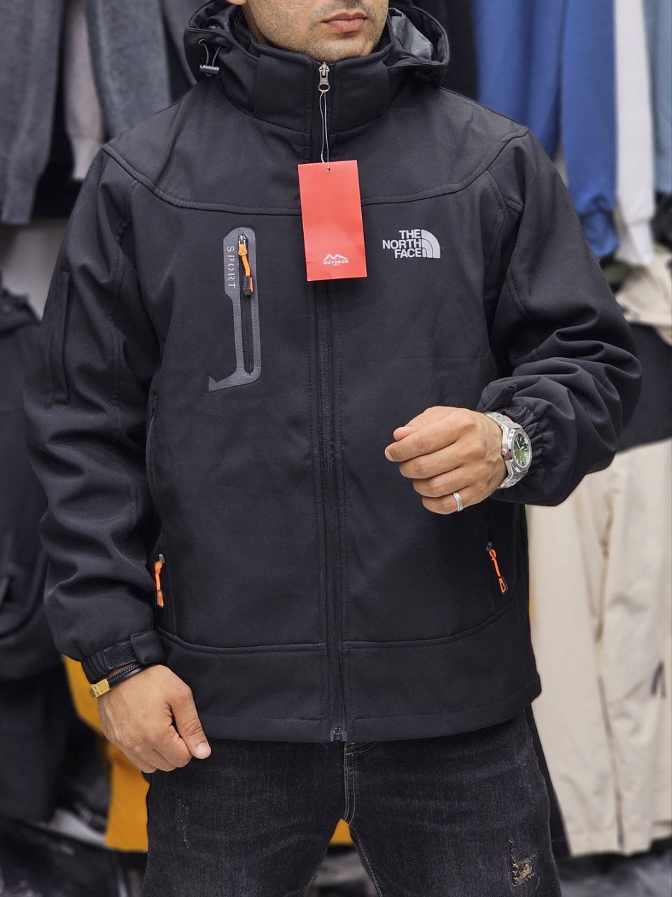 کاپشن دوپوش گورتکس مارک North Face کد 1699