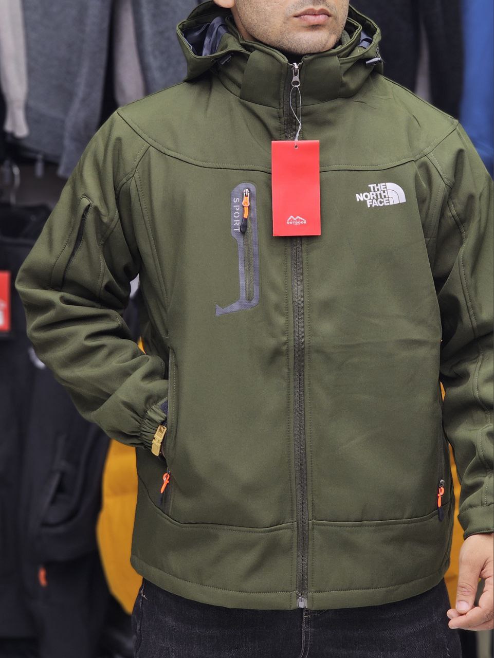 کاپشن دوپوش گورتکس مارک North Face کد 1699