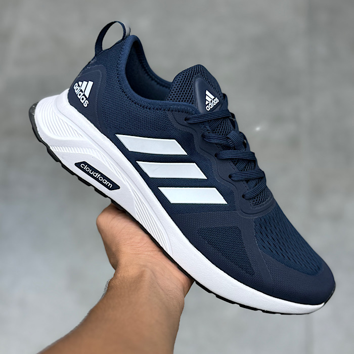 کتونی ادیداس کلد فوم سرمه ای Adidas Cloudfoam