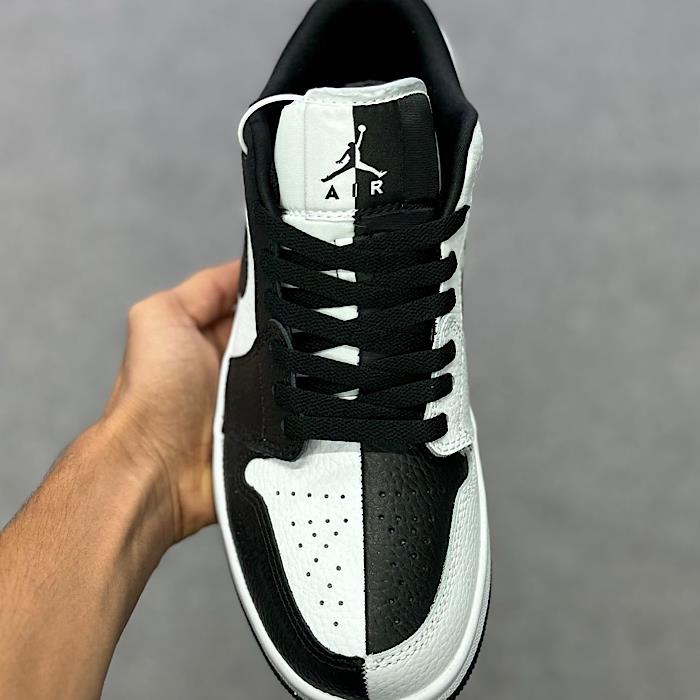 کتونی جردن وان سفید مشکی Nike Air Jordan 1