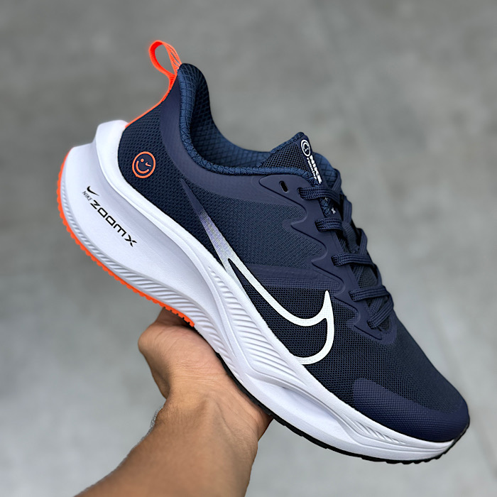 کتونی نایک زوم ایکس لبخندی سرمه ای Nike Zoom X Smiley